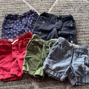 J. Crew Kids Shorts Set - Red, Green, Navy, Blue